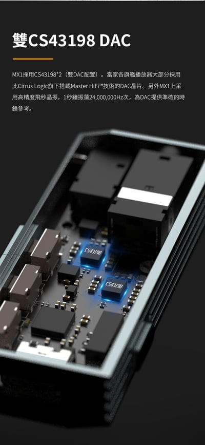BGVP MX1 USB DAC 小尾巴｜雙CS43198旗艦解碼 智慧PEQ均衡調音3