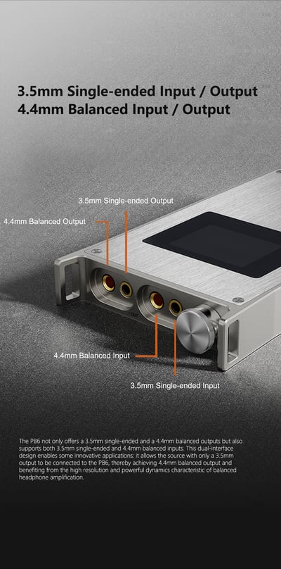iBasso PB6 MACAW｜四真空管雙模式・雷神JAN6418旗艦級攜帶型耳擴10