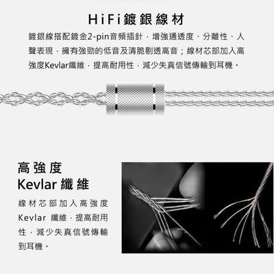 【NAKAMICHI】 MV200 混合雙驅動入耳式有線耳機 ｜動鐵動圈 3.5mm 線控 2Pin接頭6