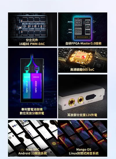 iBasso DX340 分立元件PWM-DAC旗艦音頻播放器 旗艦革芯 雙控雙電2