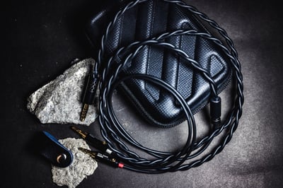 大力揚 Power Praise 闇 Dark 系列 5N單結晶無氧銅 大耳機專用升級線 雙邊出線2