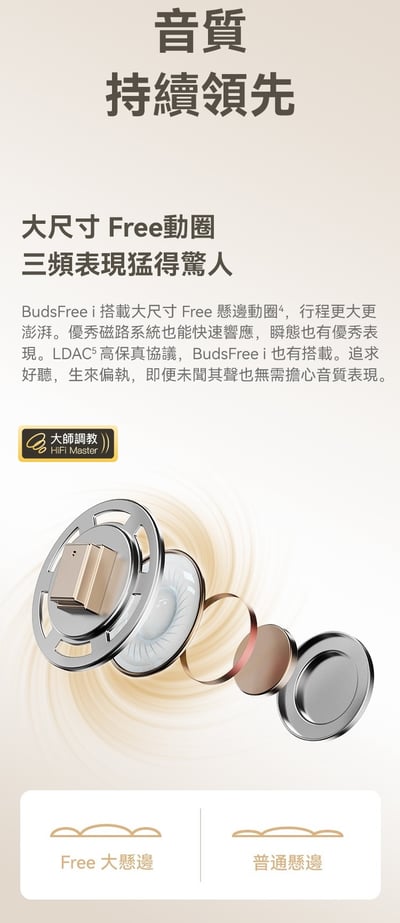 弱水時砂 Rose technics Budsfree i 真無線半入耳 平頭塞 藍牙耳機 5.4 主動降噪 LDAC2