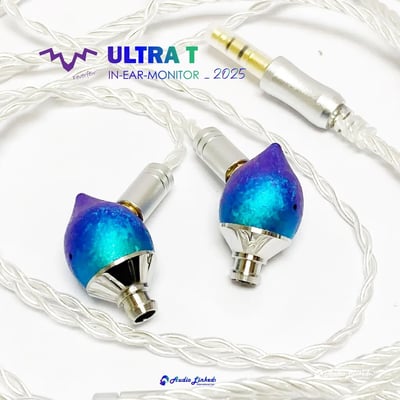 Feverfew 小白菊 ULTRA T 鈦蛋超人｜2025新色深藍綠｜鈦合金職人手作入耳式耳機3