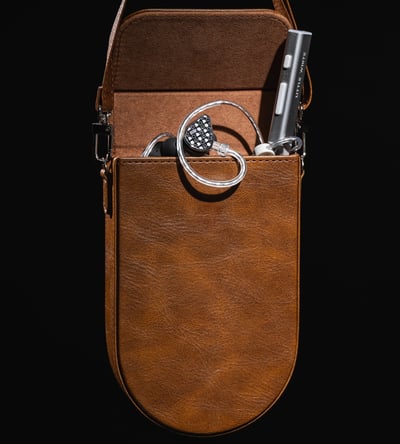 MoonDrop 水月雨 U-Bag 復古油蠟皮革 小白 收納包2