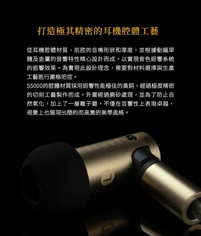 日本 Final S5000 雙BA平衡電樞式動圈單體 入耳式耳機 耳道式 CM 0.785