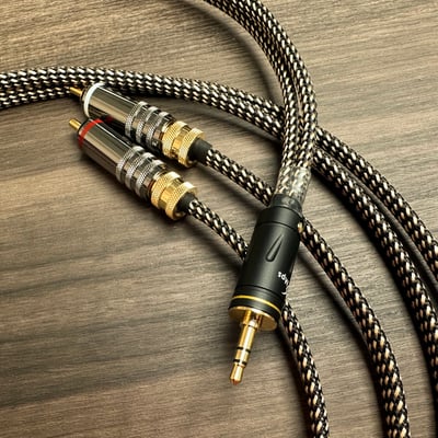 Power Praise 大力揚 CAB093 日本鐵三角 立體3.5mm 轉 RCA轉接線 全面性提昇 人聲 樂器 動漫3