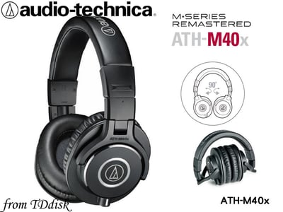 Audio-technica 日本鐵三角 ATH-M40x 專業型監聽耳機 台灣鐵三角公司貨2