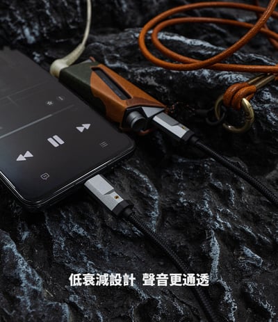 Luxury & Precision(精奢樂彼) W4 / W2 Ultra 專用 HIFI貼身3件套 OTG USB長線、手工皮質掛繩、頭層牛皮皮套8