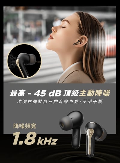 【SoundPeats】Capsule3 Pro+ 真無線藍牙耳機｜LDAC/抗風噪/ANC｜藍牙5.311