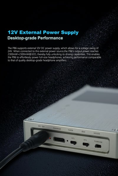 iBasso PB6 MACAW｜四真空管雙模式・雷神JAN6418旗艦級攜帶型耳擴6