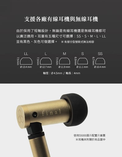 日本 Final Fusion-G 實現『高遮音性×無壓迫感』 新世代耳塞 海綿+矽膠材質 真無線適用6