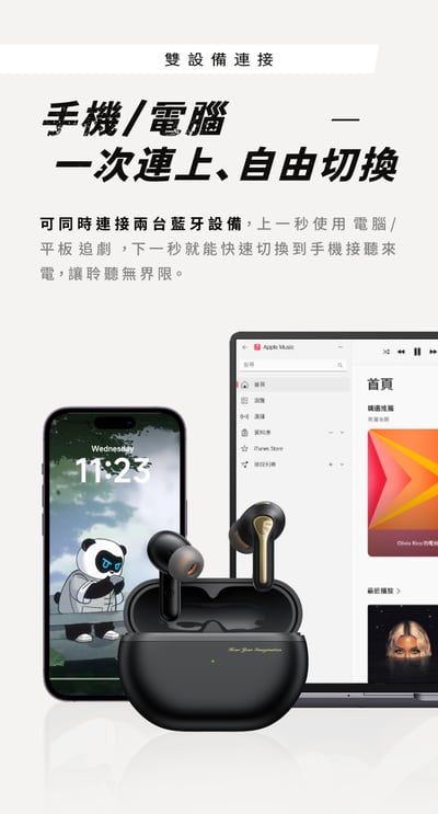 【SoundPeats】Capsule3 Pro+ 真無線藍牙耳機｜LDAC/抗風噪/ANC｜藍牙5.319