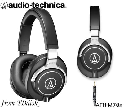 Audio-technica ATH-M70x 日本鐵三角 專業型監聽耳機 台灣鐵三角公司貨3