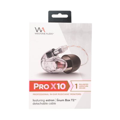 美國Westone Pro X 10 單動鐵可換線式耳道式監聽耳機2