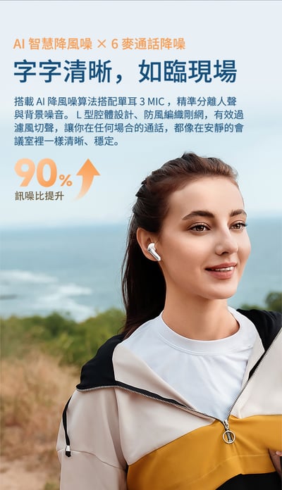 【SOUNDPEATS】Air5 Pro 真無線藍牙耳機｜旗艦降噪 Hi-Fi 音質8