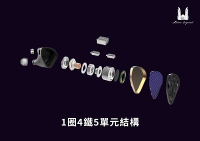 Kinera Nott Phantom 夜之女神 入耳式耳機 – 漆黑夜幕中的嫵媚之音 ｜五單體混合配置4