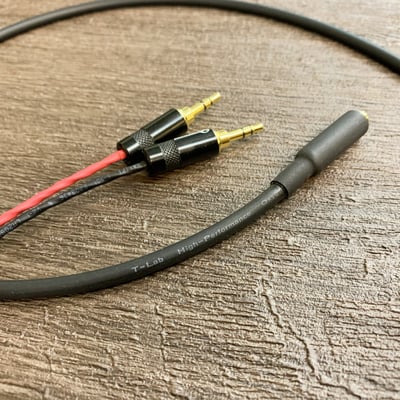 大力揚 Power Praise CAB098 T-Lab 3.5mm 四極母座轉雙3.5mm公頭轉接線 | 精準傳輸‧細節更清晰3