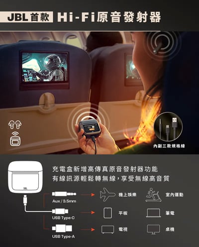 JBL首款圈鐵雙單體【JBL】Tour Pro 3 觸控螢幕真無線降噪藍牙耳機3