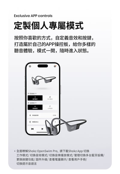 【SHOKZ】OPENSWIM PRO S710 旗艦級 水陸兩用專業運動耳機（兩色）18