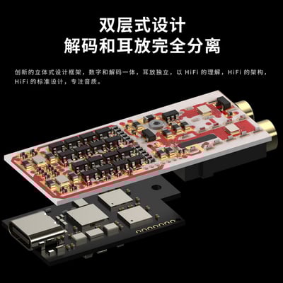 【AUNE】 YUKI 小尾巴 USB DAC 隨身hifi解碼耳放DAC轉3.5/4.4平衡5