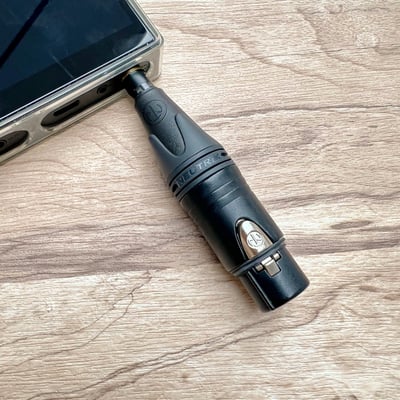 大力揚 Power Praise PPADP013 星弦 純銀 平衡XLR 4Pin(母)轉4.4mm(公)轉接頭3