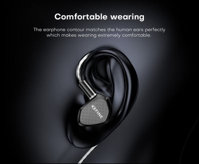 KEFINE Klean 10mm DLC振膜動圈HiFi入耳式耳機 CM 0.78 耳道式11
