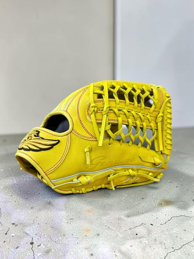 Genuine 獅子 外野用 硬式手套 日本製3