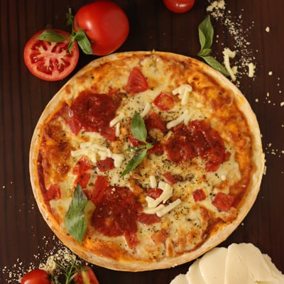 豪華瑪格麗特 Premium Margherita Pizza (奶素)(8吋)1