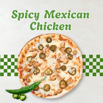 辣味墨西哥雞 (11吋) Spicy Mexican Chicken1
