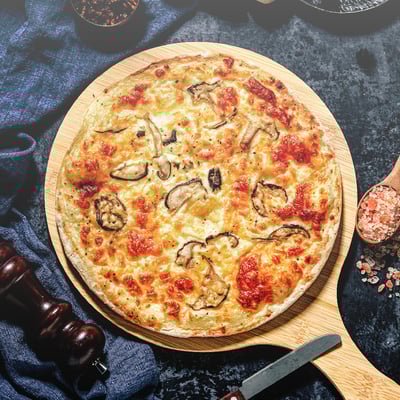 白醬松露野菇披薩 (奶素) (8吋) Truffle Mushroom1
