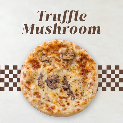 白醬松露野菇 Truffle Mushroom  (奶素) (6吋)1