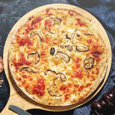 白醬松露野菇披薩 (奶素) (11吋) Truffle Mushroom1