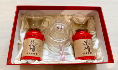 玻璃透明茶壺禮盒1