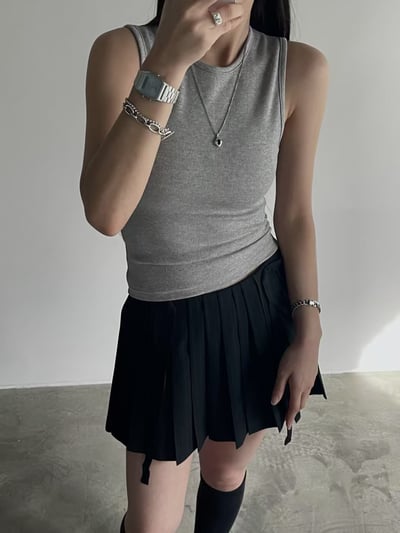 後背小挖空彈力棉Bra背心8