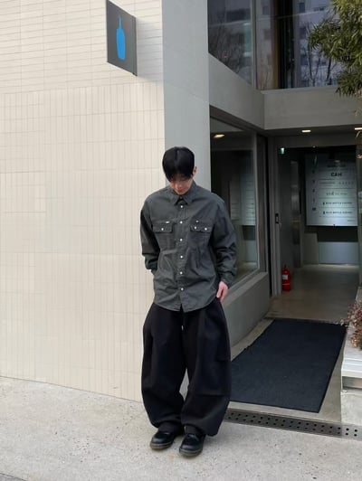 工裝口袋設計襯衫17