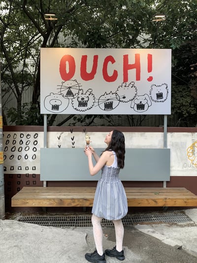 多種穿法格紋彈性連衣裙5