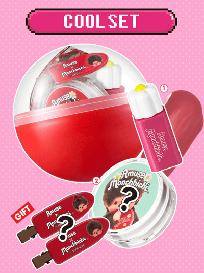 髮夾扭蛋組（含唇釉和氣墊粉餅）5