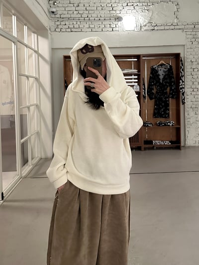 一體成型連帽設計上衣14