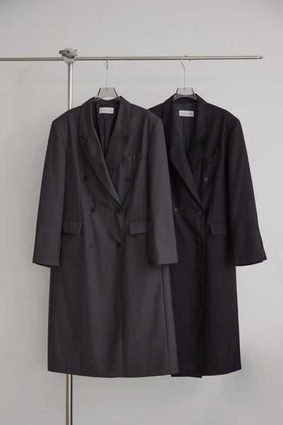 經典必備寬鬆長版西裝外套4