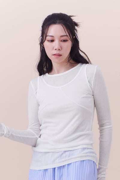 百搭柔棉兩件式背心上衣3