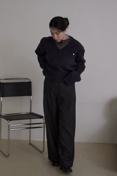 小金釦針織2way可拆式背心上衣8