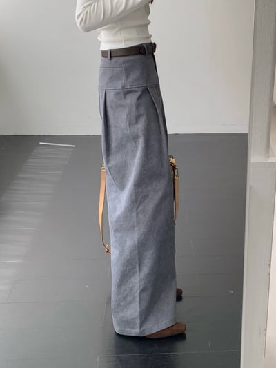 小渲染刷色顯瘦直筒褲5