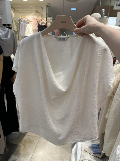 垂墜線條棉麻無袖上衣3