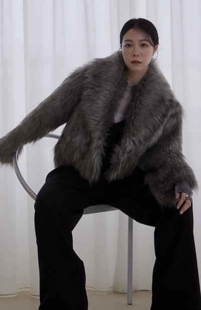 街頭最時髦大翻領毛外套12