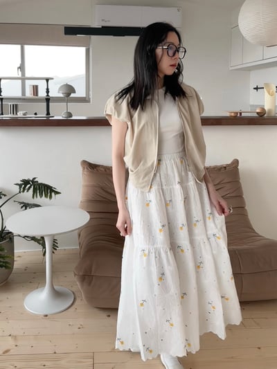 小可愛蕾絲刺繡長裙3