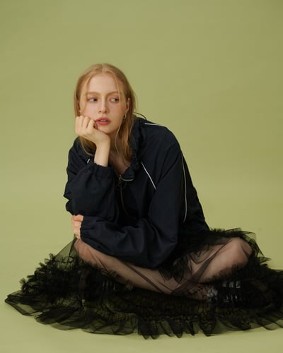 甜酷女孩細肩帶紗裙洋裝11