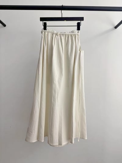 夏日棉麻附腰帶長裙（成套優惠）8