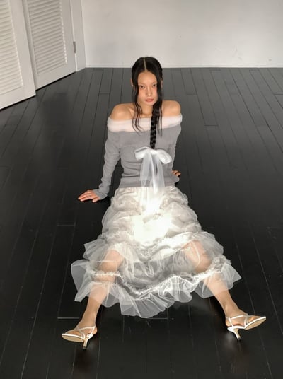 法式浪漫堆疊紗裙7