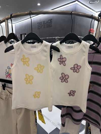 少女小花坦克背心7