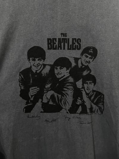 Beatles美式印圖寬版T恤10